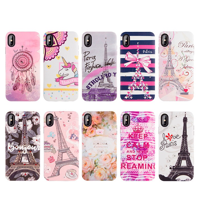 3D Custom Printed Design Phone Cases Cover Printed Design case PC+TPU 2 in 1 mobile phone case for iPhone 13 Xs Max