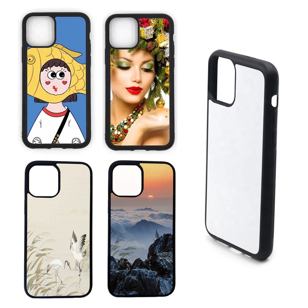 Laudtec Sublimation Case TPU Phone Case with Blanks Tempered Glass Insert Phone Case For iPhone 12 Pro Max 11 X XS XR 7 8 plus