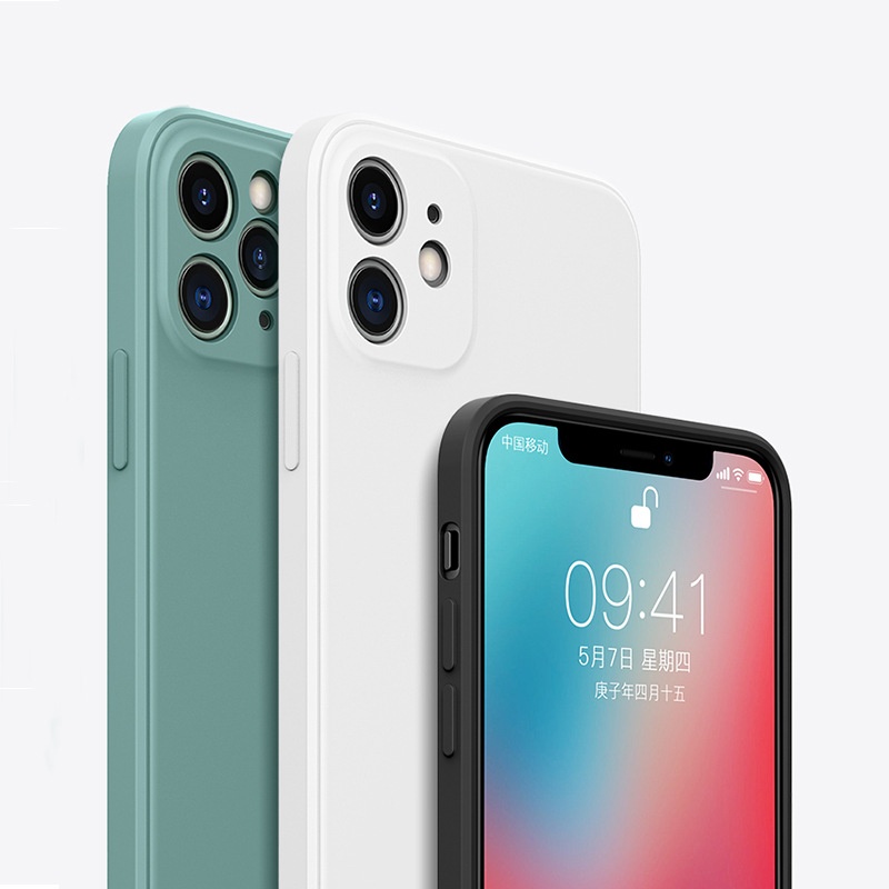 wholesale Soft Cover Liquid Silicone Phone case Colorful mobile phone case for iPhone 11 /12 ProMax