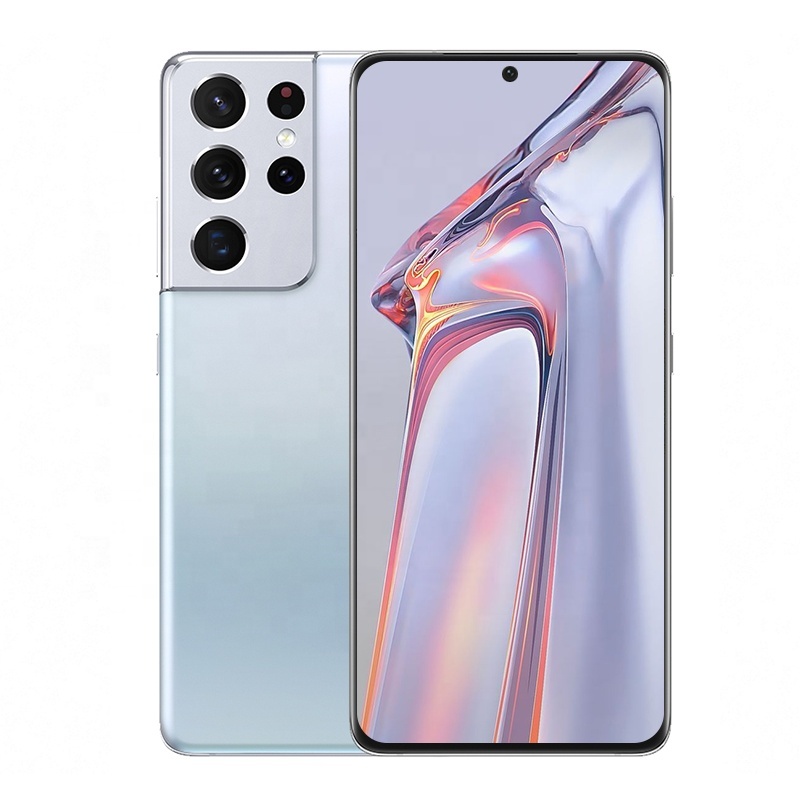 Hot selling S21 UItra Original Unlocked Smartphone 6.8 inch 12GB+512GB Android10 Dual SIM Global 4G LTE Bands  Mobile Phones