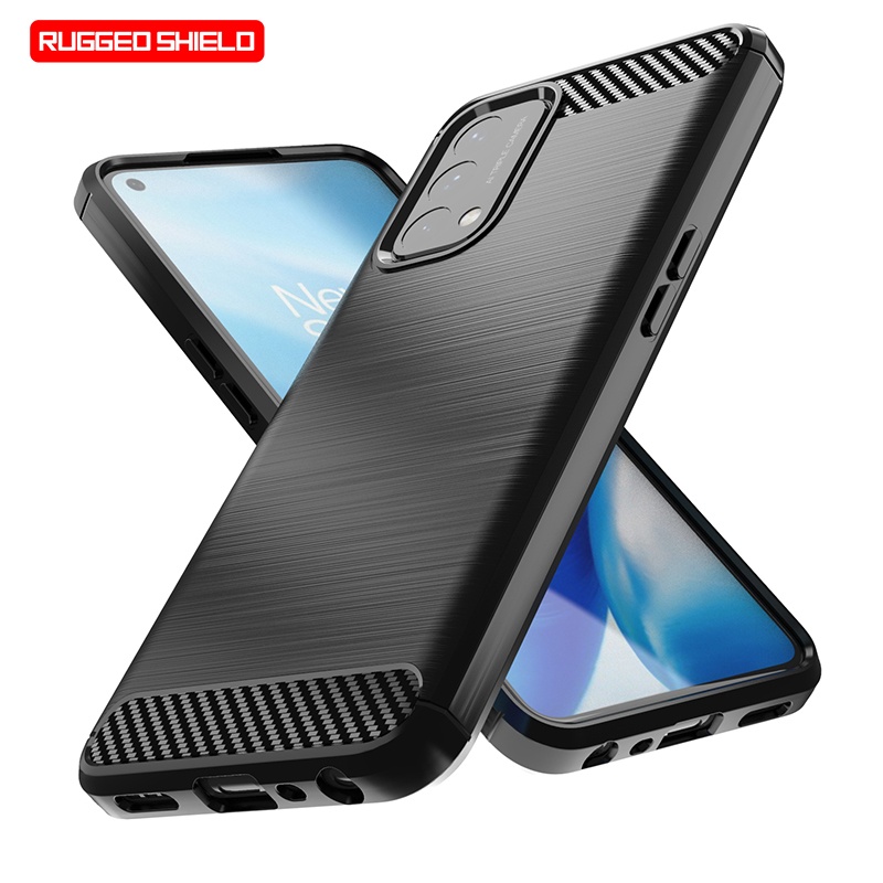 Wholesale Mobile Accessories Carbon Fiber back Covers Soft TPU mobile phone case For oneplus nord N200 5G OPPO a54