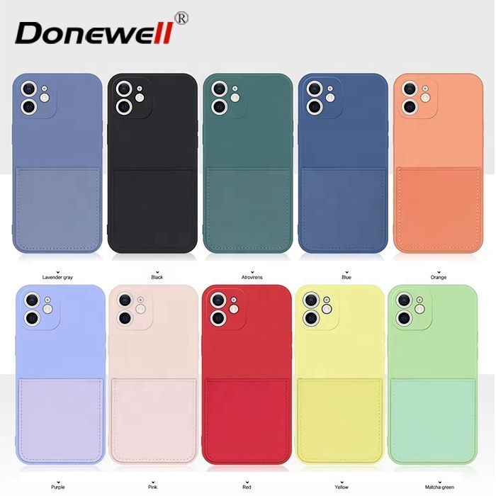 High quality colorful wholesale liquid silicone phone cover cell phone case for iphone 12 pro max