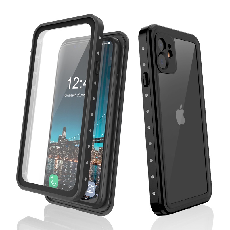 RedPepper Military Grade IP68 Phone Case Waterproof For iphone 11 12 Pro Max 6 7 8 Plus Xr Xs Max