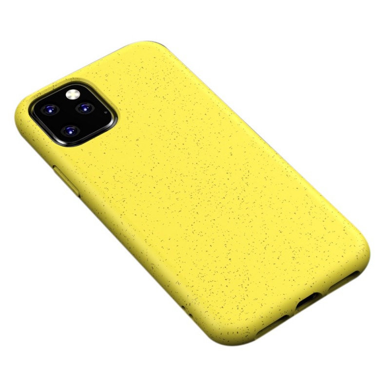 For iPhone 11 12 Pro Max 5.4 6.1 6.5 Sustainable Wheat Straw Grain Bio Degradable Matte Mobile Phone Case