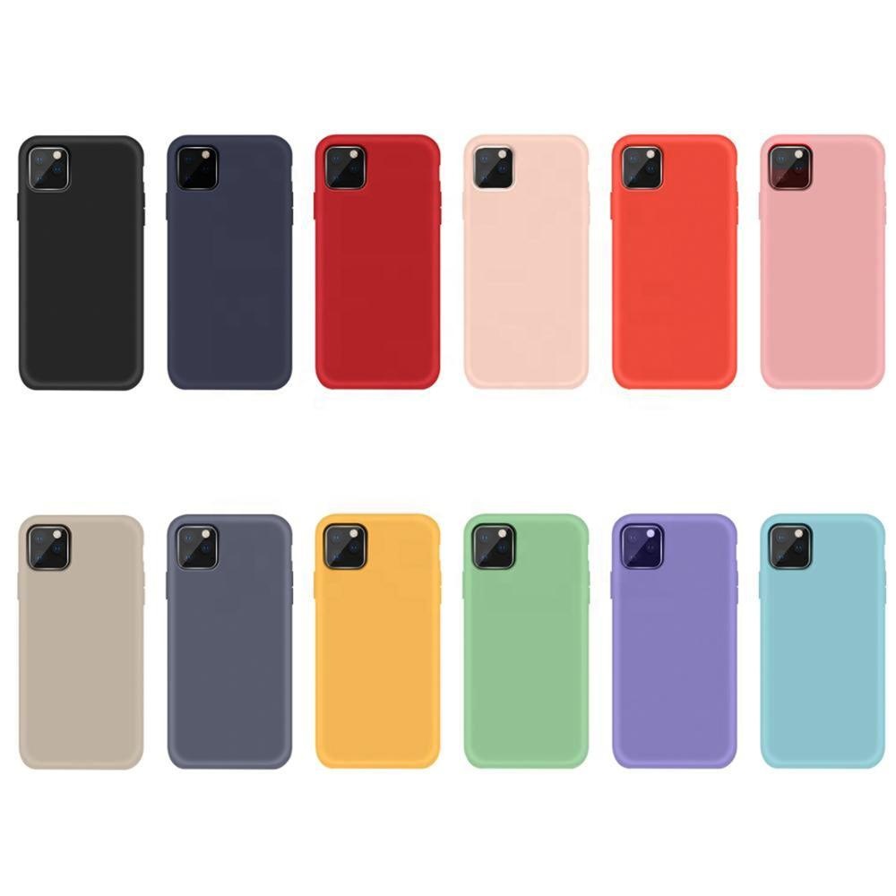 1:1 Original Liquid Silicone Case Shockproof Full Protective Mobile Phone Case For Iphone 12 case mobile phone accesories