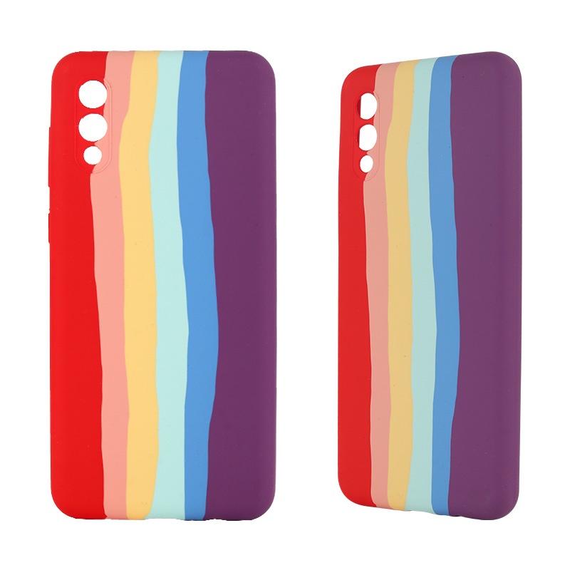 Best quality wholesale rainbow colors silicio liquido funda protectora mobile phone case for iphone 13 pro max