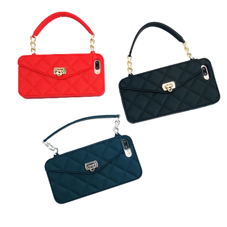 Fashion Shock Proof 3D Silicone Hand Bags Purse Mobile Cover Cell Phone Cases For OPPO