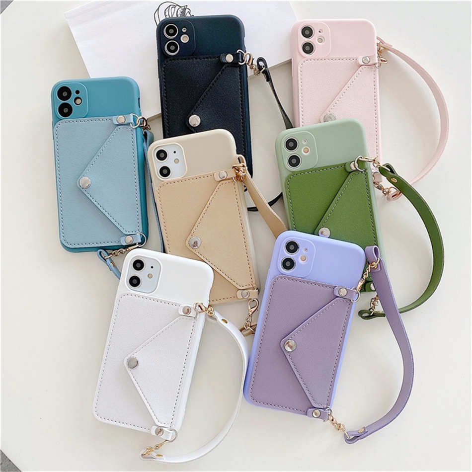 New Hot Sale Thickness Shockproof Color Case Colorful Clear Tpu Leather Phone Cases For Iphone 12 11 Pro Max Mini