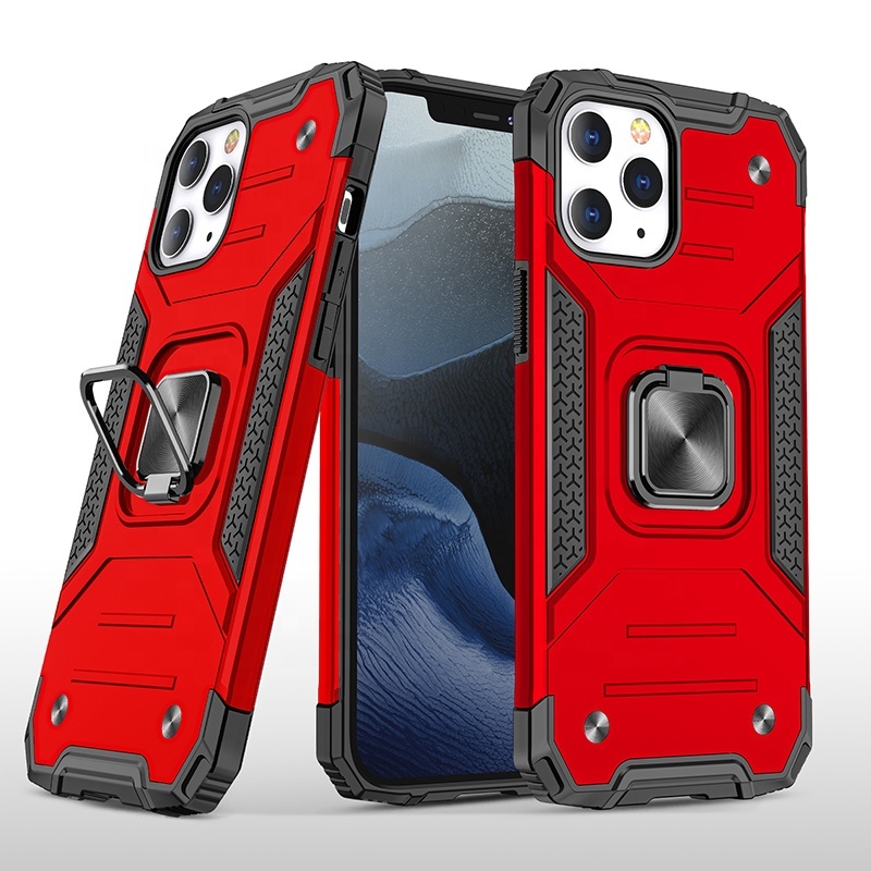 Marvel TPU PC 2 in 1 Ring Military Grade Magnetic Armor Phone Case For iphone 11/12/13 pro