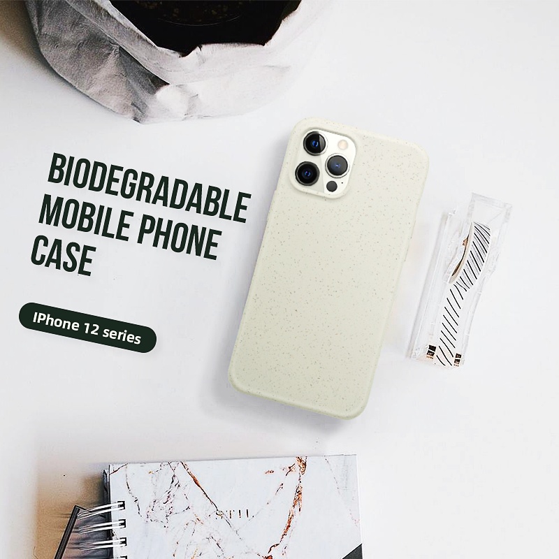 pbat  fully biodegradable eco compostable phone case for iphone 12 5.4  6.1  6.7