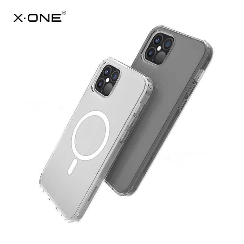 X-ONE Phone case For iPhone 12 13 Pro Max Cover case phone Clear TPU PC For MagSafe Charger Magnetic Transparent Phone Case