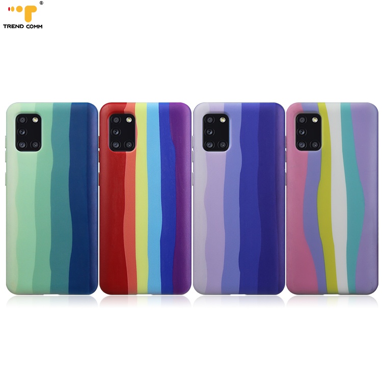 New Arrival Custom Silicone Cases Rainbow A51 A71 For Samsung A31 Cover Back Phone Case
