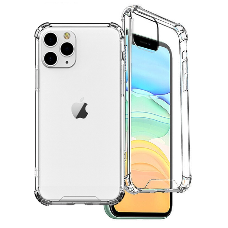 Anti Shock Good Quality Soft 1.0mm Clear Acrylic Transparent TPU Phone Case for iPhone/Samsung/Huawei/Xiaomi