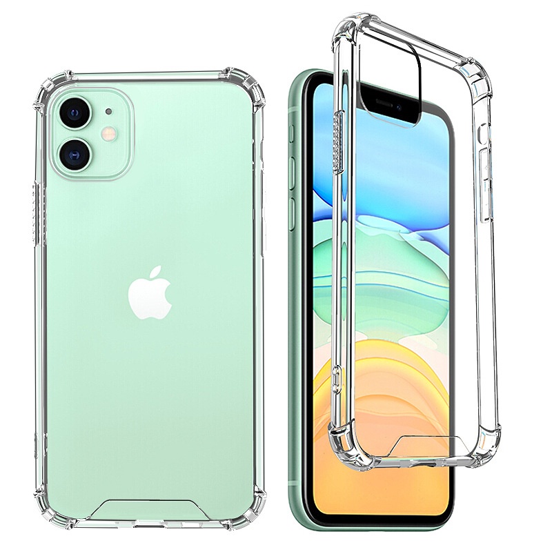 Bulk 1.5MM Shockproof Hard Acrylic Clear Phone Case For iPhone 11 Wholesale Phone Cases