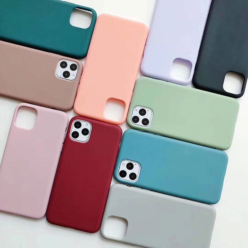 Blank Color Soft Silicone TPU Phone Case For iphone13 x Case Tpu Mobile Back Cover For Iphone 12 pro Max TPU Case for iphone 13