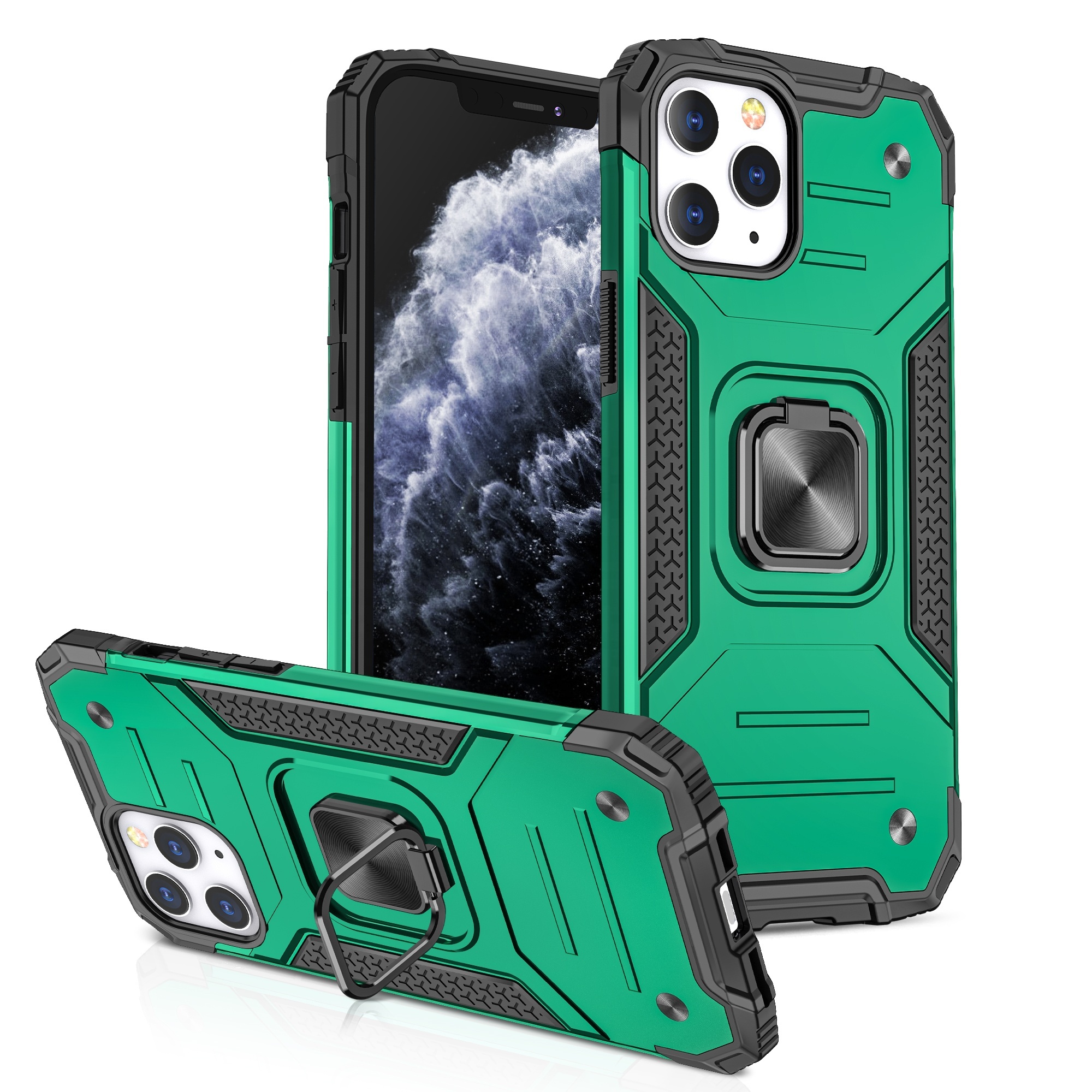 Luxury newest mobile accessories back cover for iphone 13 12 kickstand cell phone case for iphone 11