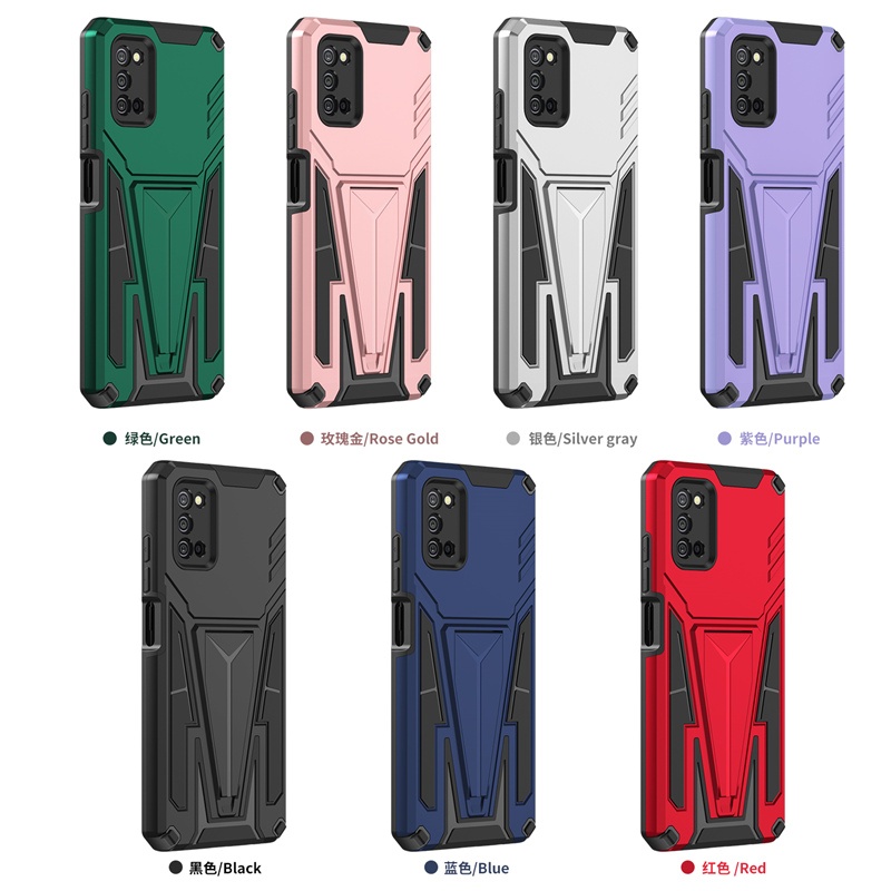 Shockproof Armor Case For Samsung Galaxy A03S Back Cover Magnetic Car Holder King Kong Cases For Samsung A03S Phone Case S22 A32
