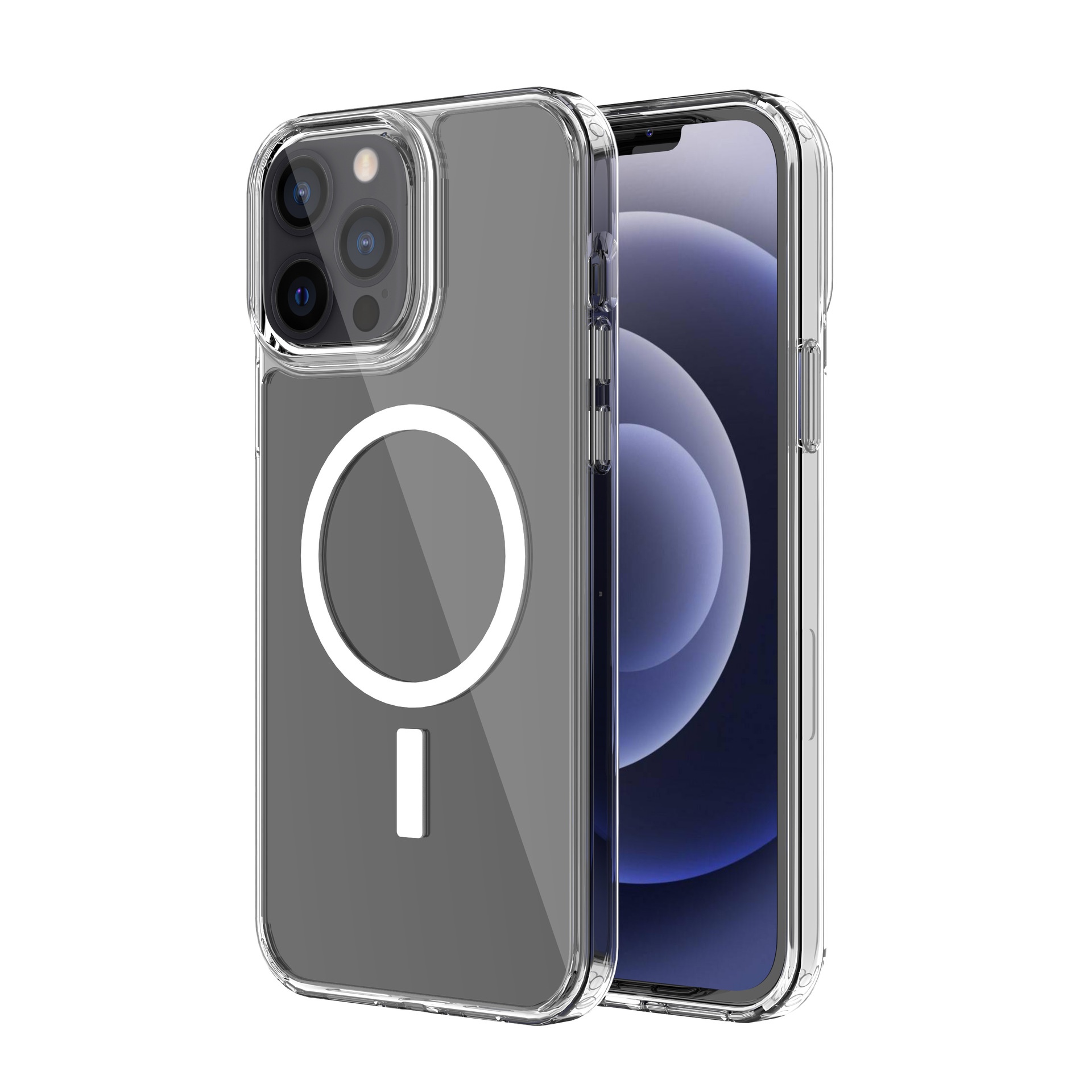 Magnetic Mobile Phone Case For iPhone 13,iPhone 13 Pro,iPhone 13 Pro max Magsafe Transparent Tpu Scratch-resistant Phone Cover