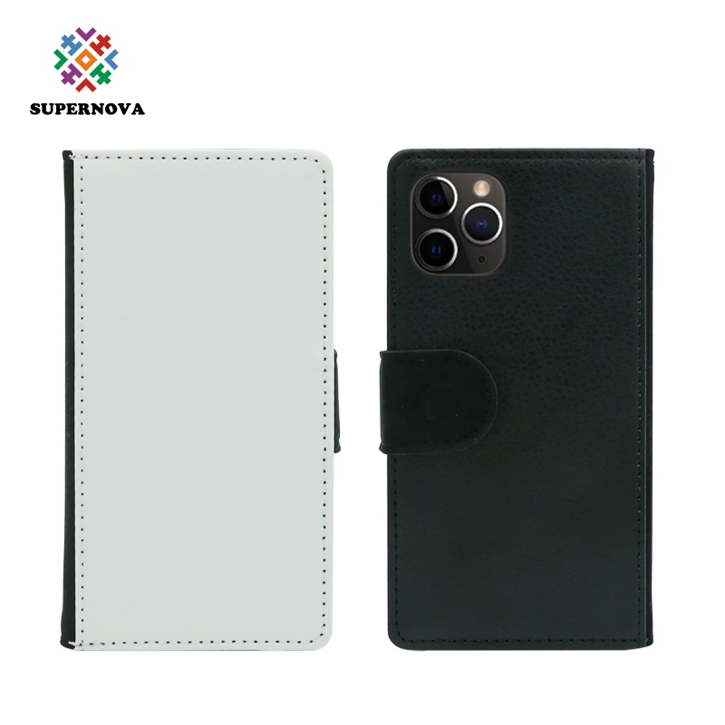 Sublimation Leather Wallet Phone Case Leather Sublimation Cover Case for iPhone 11