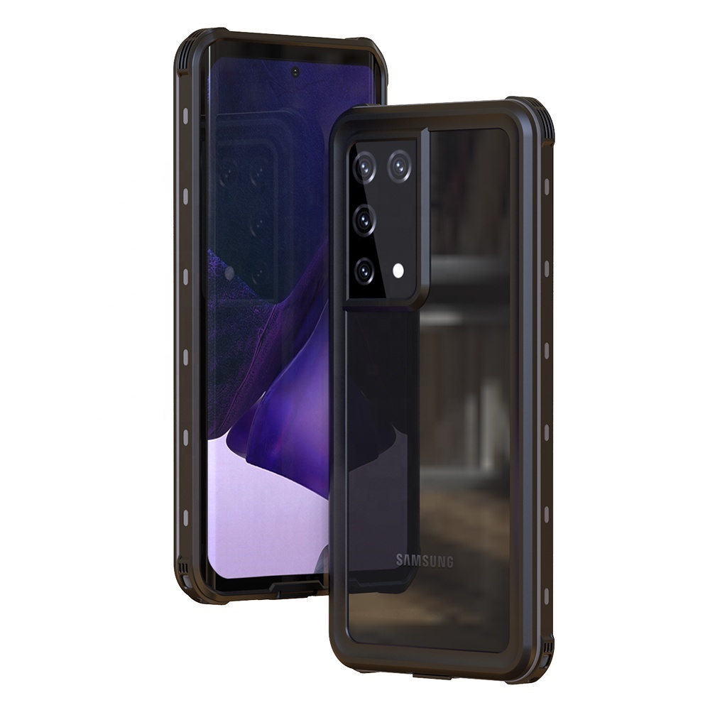 2021 New Arrival IP68 Certified Four Defenses S21 Ultra Phone Case For Galaxy S21 Ultra