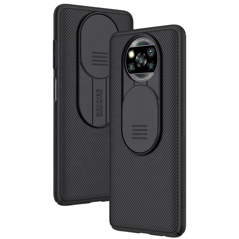 Nillkin Camshield Case All Around Coverage Camera Protection Slide Cover Phone Case for Xiaomi Poco X3 NFC