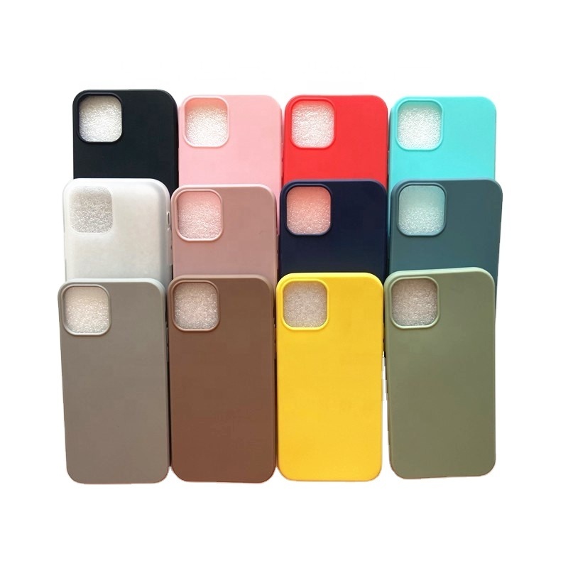 for iPhone 12 pro max Hot sale good quality silicone case, soft matte tpu mobile phone case  for iPhone 11 Pro Max XR XS MAX 678