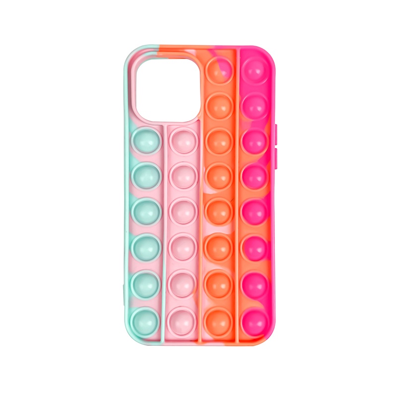 New arrival Stress Fidget Phone Case Finger Push Fidget Toy Phone Case Shockproof for iPhone 12 and 12 pro max