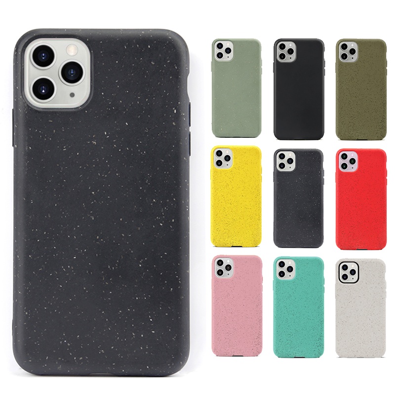 100% Eco Friendly PLA+PBAT Customized Logo Zero Waste Biodegradable Cell Phone Case
