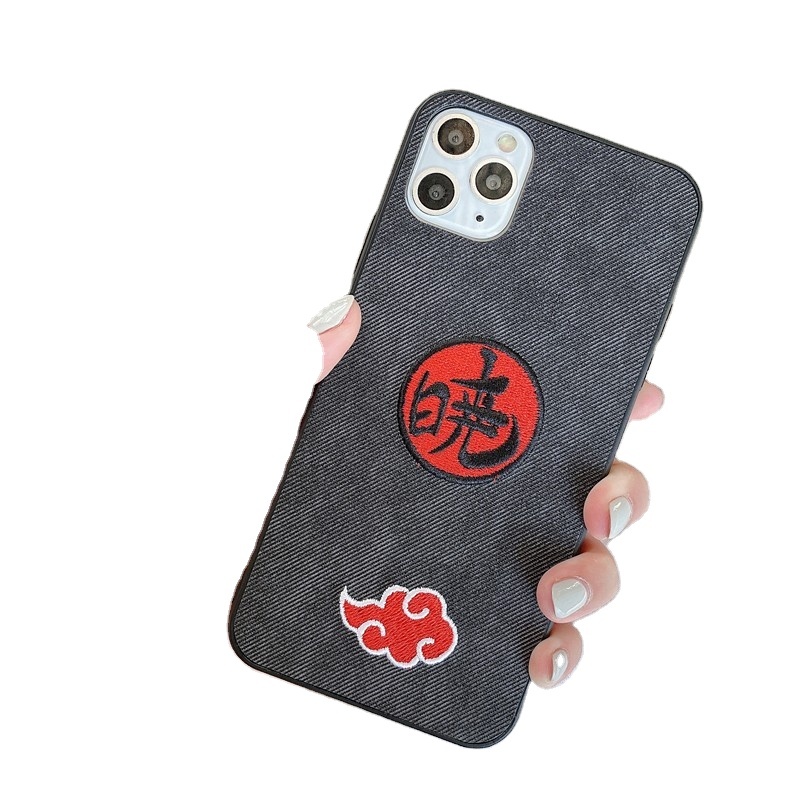 2020 Ultra Slim Cover Tpu Dragon Ball Embroidery Cloth Non-slip Phone Case For Iphone Xr
