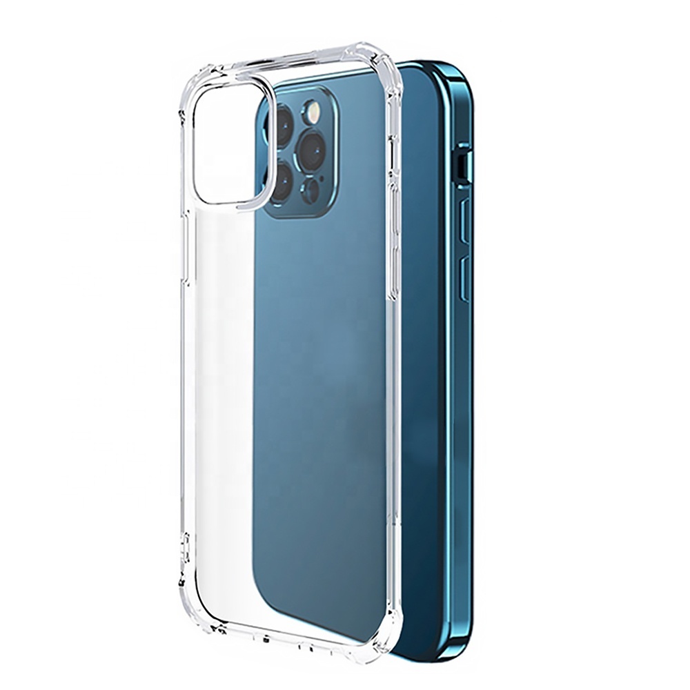 Shockproof Phone Case For iPhone 13 12 11 8 7 6 Pro Max Xs X Transparent TPU Case Wholesale