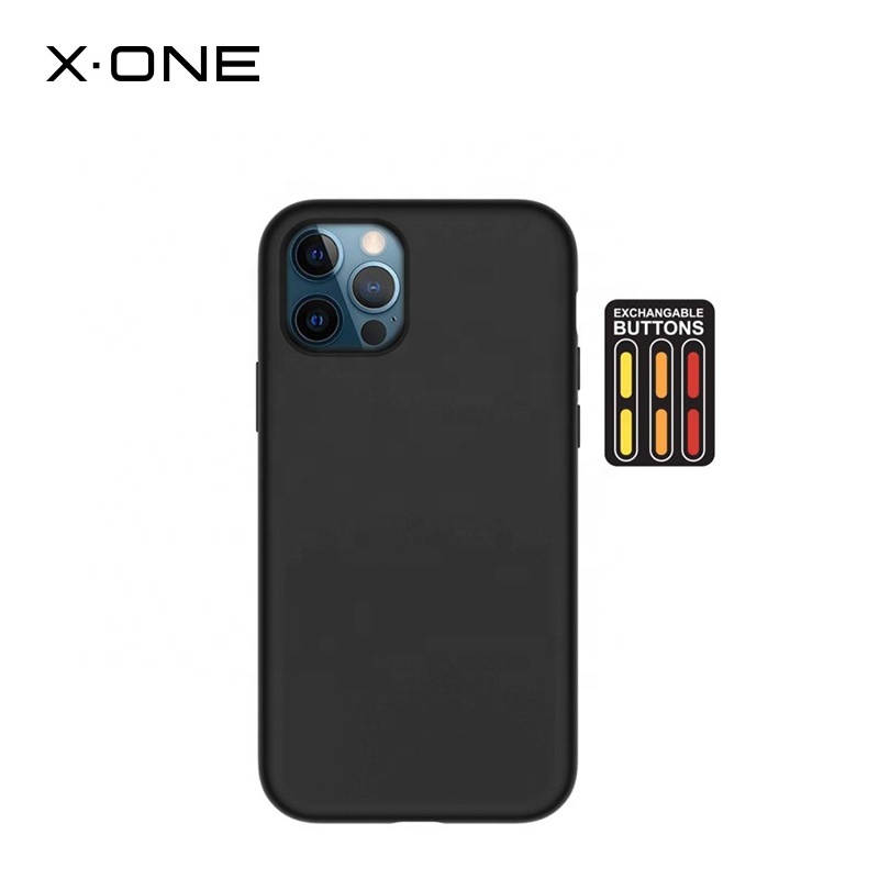 X.ONE Soft TPU case cell phone For pure black phone shell iphone 13 mini phone case for iphone 12 pro iphone 11 cover