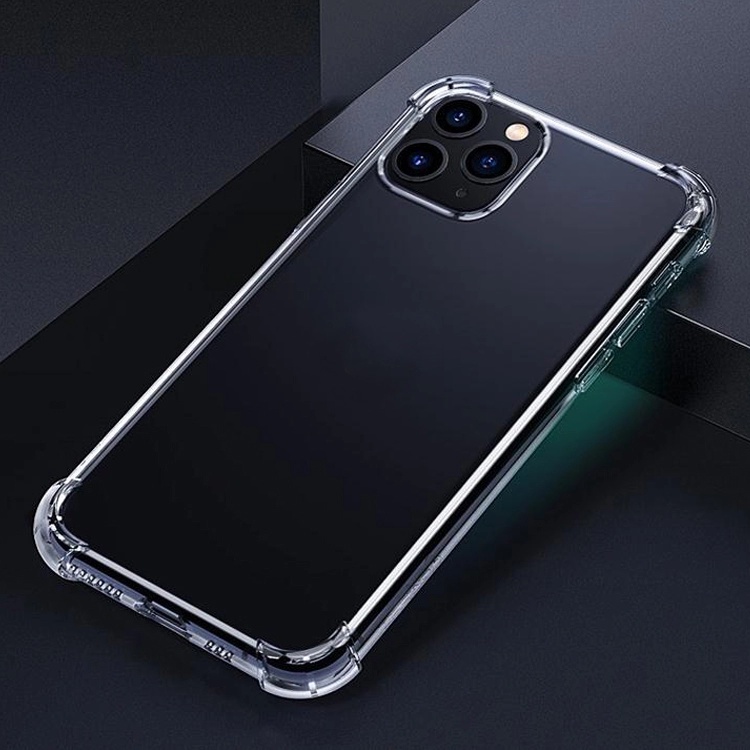 Anti-knock TPU Transparent Clear Phone Case for iphone 11 Protect Cover Shockproof Soft Cases For iPhone 11 pro max