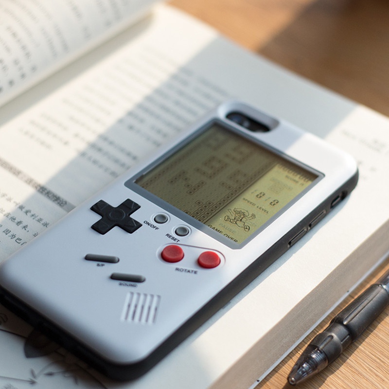 36 kinds newest Classic Color screen cell phone video retro game phone Case for gameboy for iphone 12 case