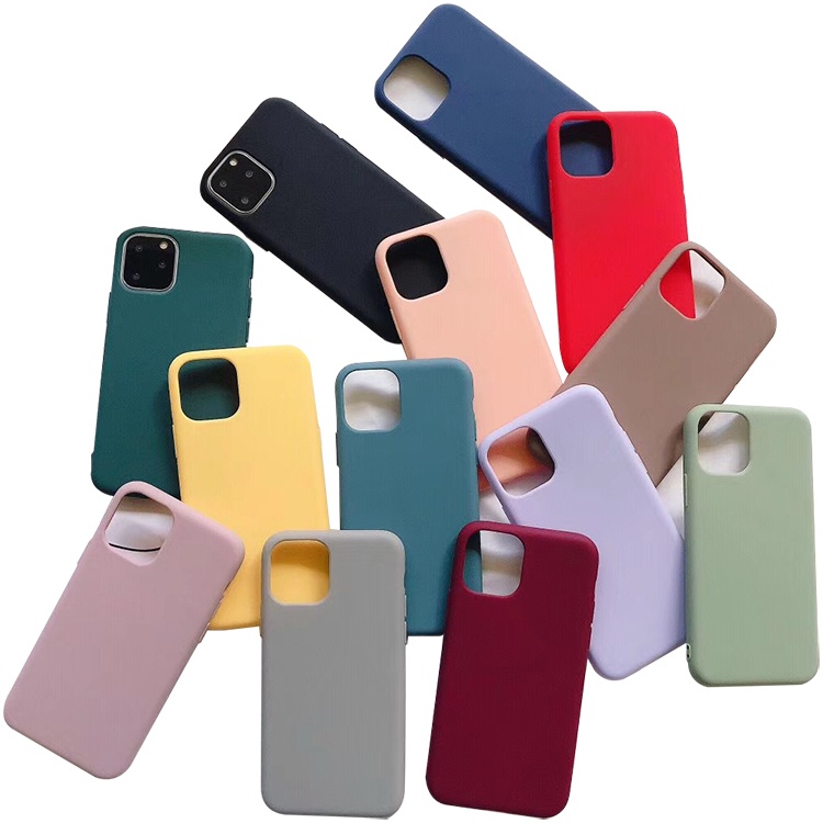 Wholesale Soft TPU Shockproof Premium Silicone Mobile Cell Phone Case for iPhone XR XS 11 12 13 Pro Max Fundas
