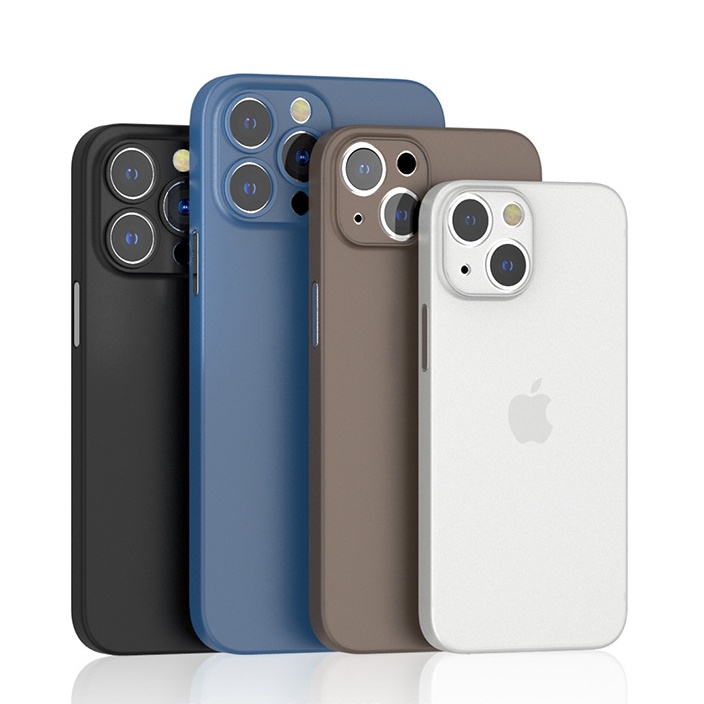 Ultra Thin Hard Matte Finish PP Slim Cover Anti-Scratch Phone Case for iPhone 13 12 11 mini Pro Max