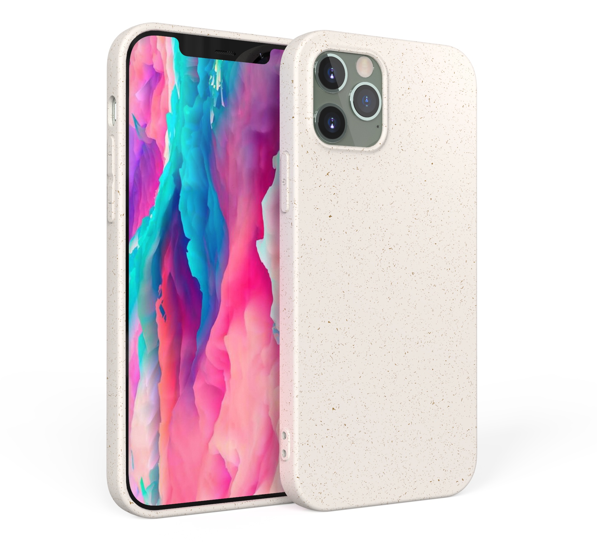 For apple samsung s20 Iphone 12 13 Pro Max Pbat pla Fiber engraved 100% eco friendly degradable cell Biodegradable Phone Case