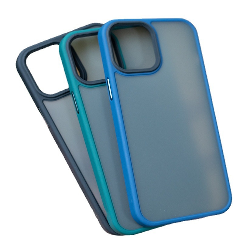Wholesale TPU PC acrylic phone case anti-fall protective cover skin matte mobile phone case  for iPhone 11 /12 ProMax