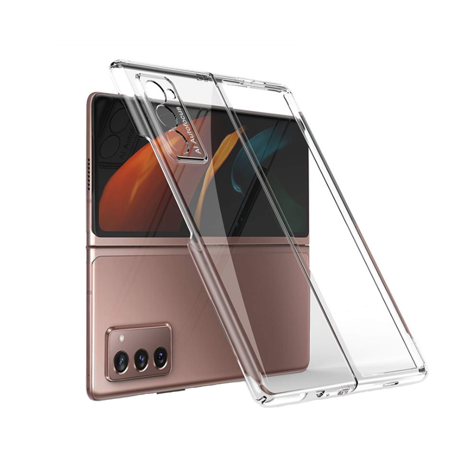 2021 New Phone Case for Galaxy Z Fold 2 5G, Ultra-Thin PC Hard Protective Case for Samsung Galaxy Z Fold 2