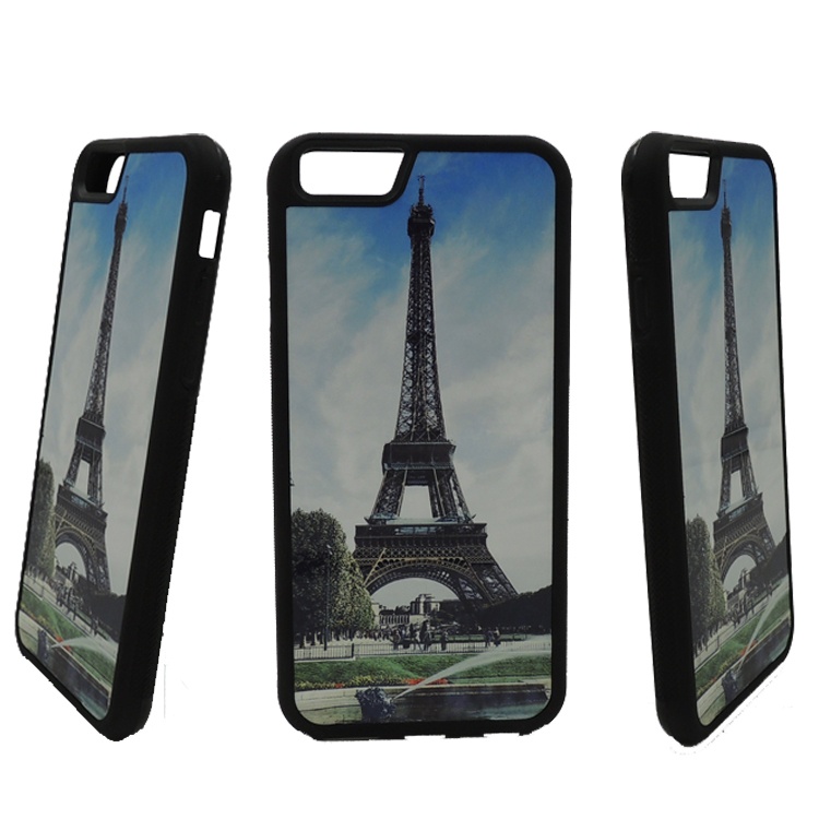2D Soft TPU Sublimation phone case DIY Heat transfer printing blanks Mobile phone case for iphone6/6s soft rubber