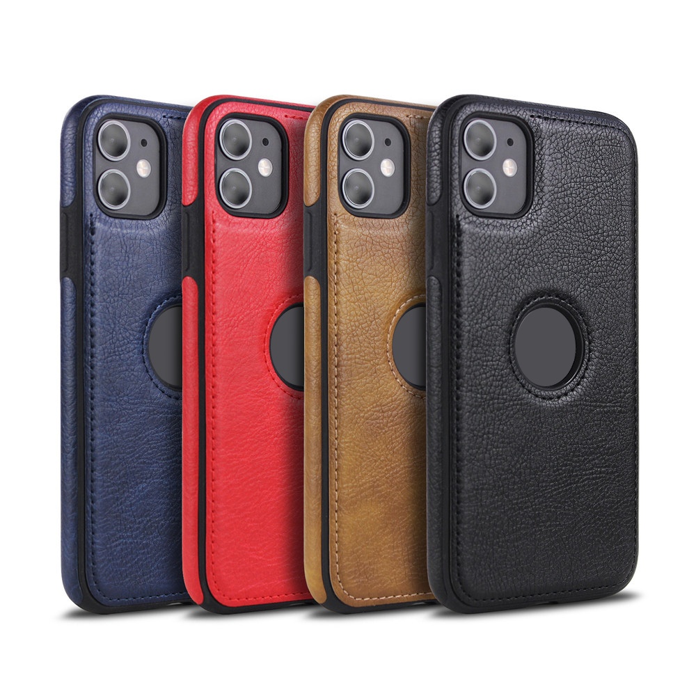 2021 Luxury smartphone leather back cases PU TPU leather mobile phone cases for iphone 12 13 case