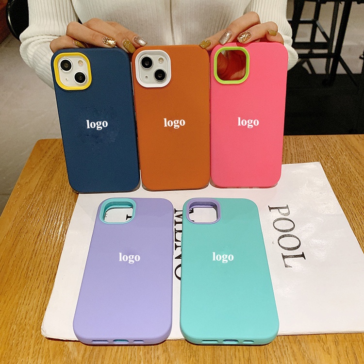 For iphone 7 8 x xr xs 11 12 13 Mini Pro Max Cell Mobile Phone Bags Luxury Silicone Cover Custom Designer Phone Case