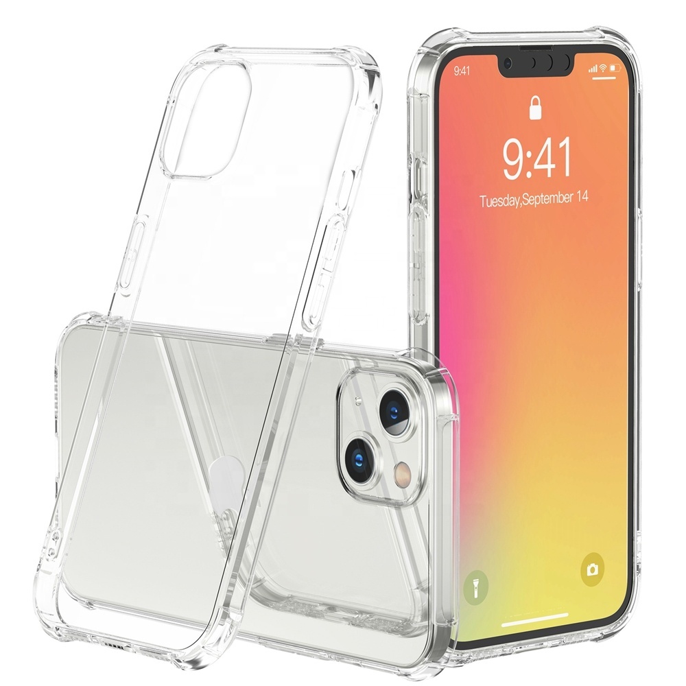 In Stock!!! 2021 New arrival Anti Scratch Ultra Clear Soft TPU silicone Case Cover, mobile phone case for iPhone 13