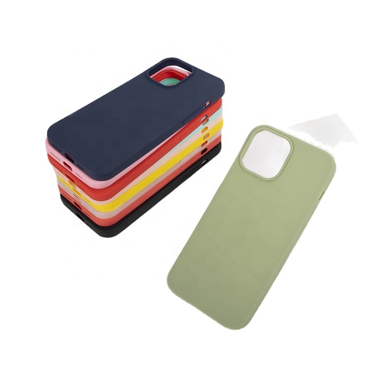 New Candy Colors Matte Shockproof Soft TPU Phone Case For iphone 12 13 Pro Max