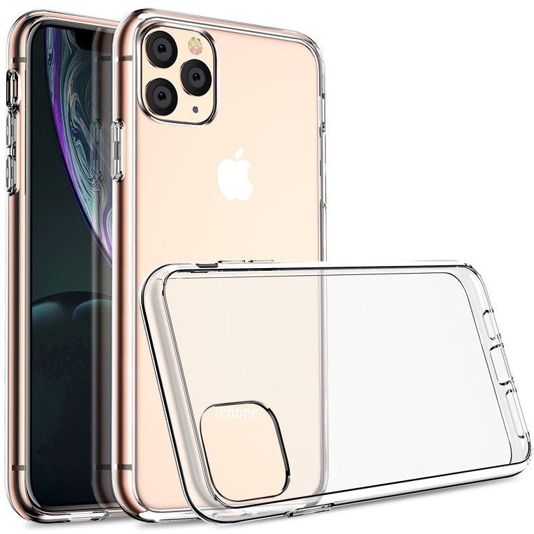 For Iphone 13 Case, Transparent 1.5mm Crystal Clear TPU Phone Case Back Cover For iPhone 11 12 13 Pro Max