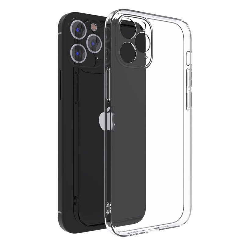 for iPhone 13 Case,Ultra Slim Transparent Clear TPU Gel Lens Camera Protection Cover Phone Case for iPhone 12 mini 11 Pro Max