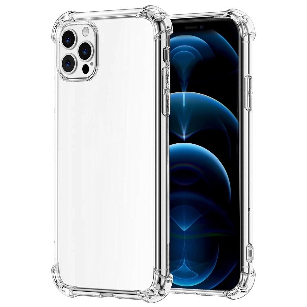 2020 Wholesale Slim Shockproof Crystal Clear Transparency Soft TPU Mobile Phone Case Cover For iPhone 12 13 Pro Max 5.4 6.1 6.7
