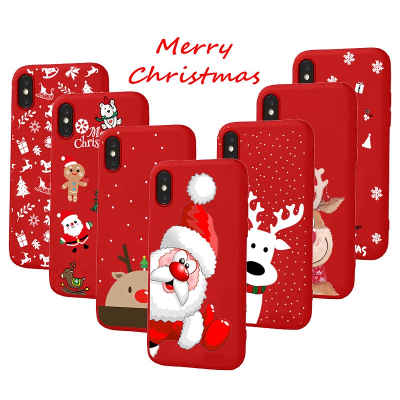 New design hot sale Christmas custom mobile cover santa claus cartoon eco friendly phone cases for phone13 pro max phone case