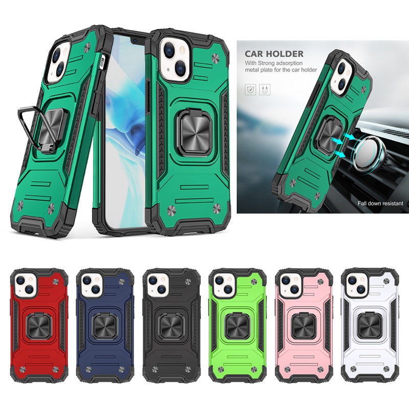 Shockproof Armored Case For iPhone 13 Pro Max Phone Case Magnetic Ring Phone Case For iPhone 13 12 Pro XS Max Fundas For iPhone