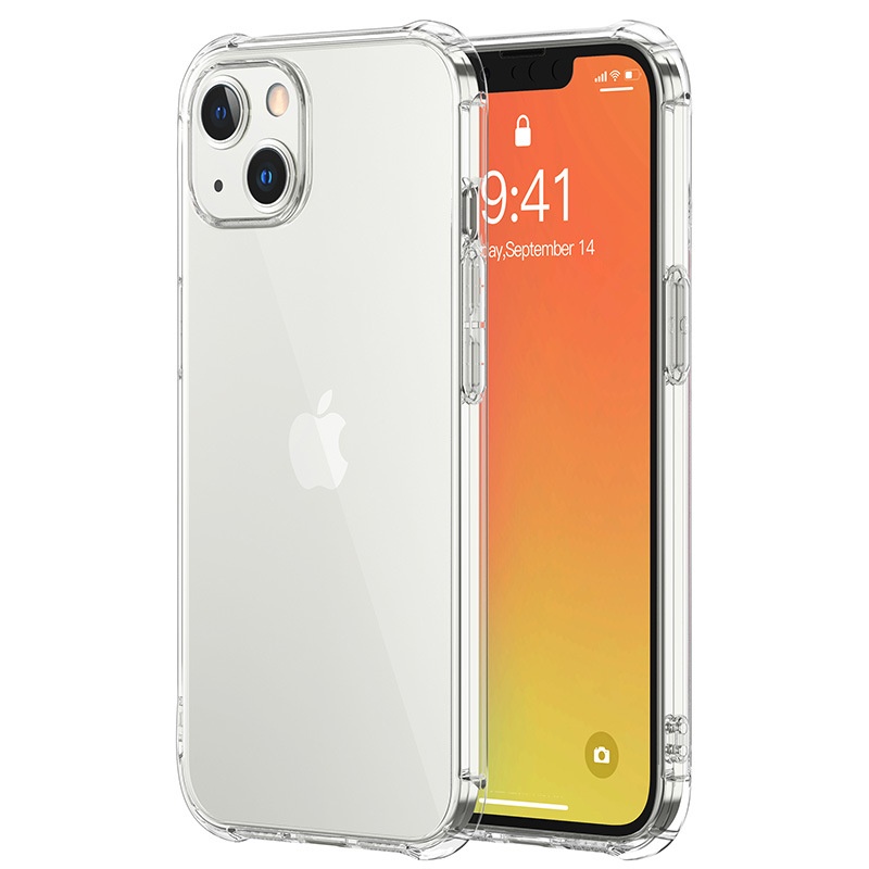 Wholesale transparent square cell phone case mobile phone bags & cases for iphone 13/ iphone 13 mini/iphone 13 pro max