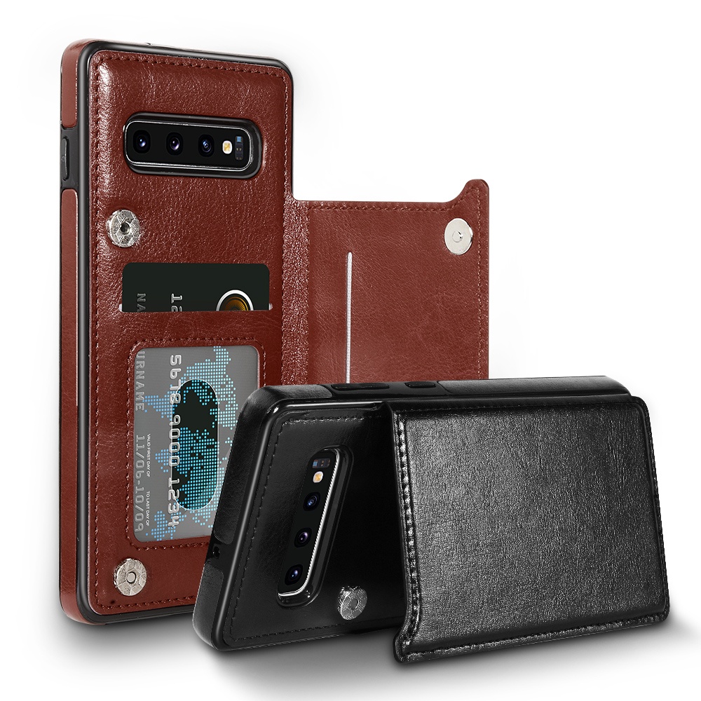 Free Shipping Phone Case Cover Leather Case For Samsung Galaxy S10 S9 S8 Plus Note 9 8 PU Leather Mobile Phone Case